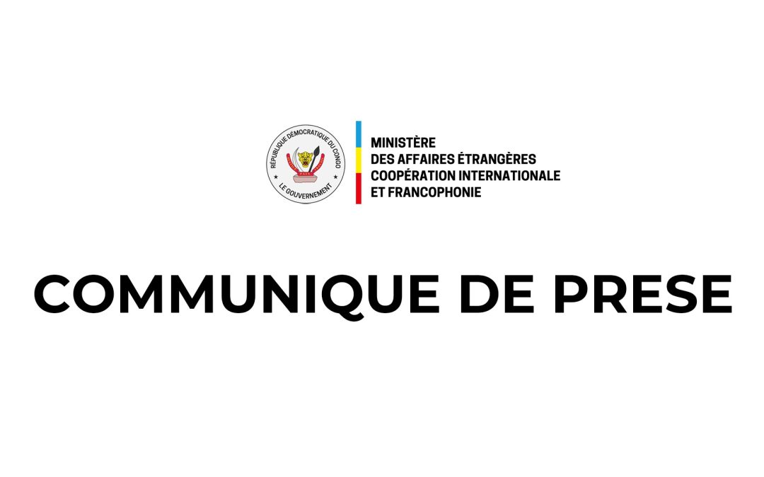 La Rdc Appelle La Formule Suspendre Les Discussions Concernant Le