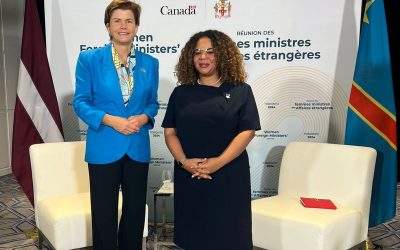 Rencontre entre Thérèse Kayikwamba Wagner et Baiba Braže : « La crise dans l’Est de la RDC doit être internationalisée pour pousser à des sanctions. »